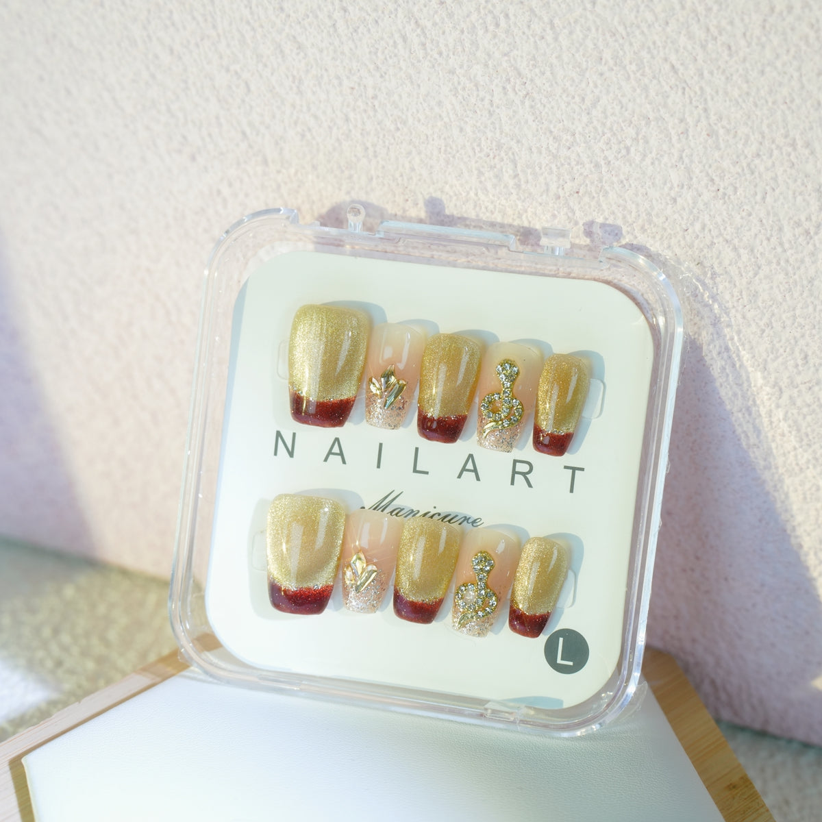 Handgemachte künstliche Nägel Abnehmbare vollständig abdeckende künstliche Nägel, Frauen Mädchen DIY Maniküre