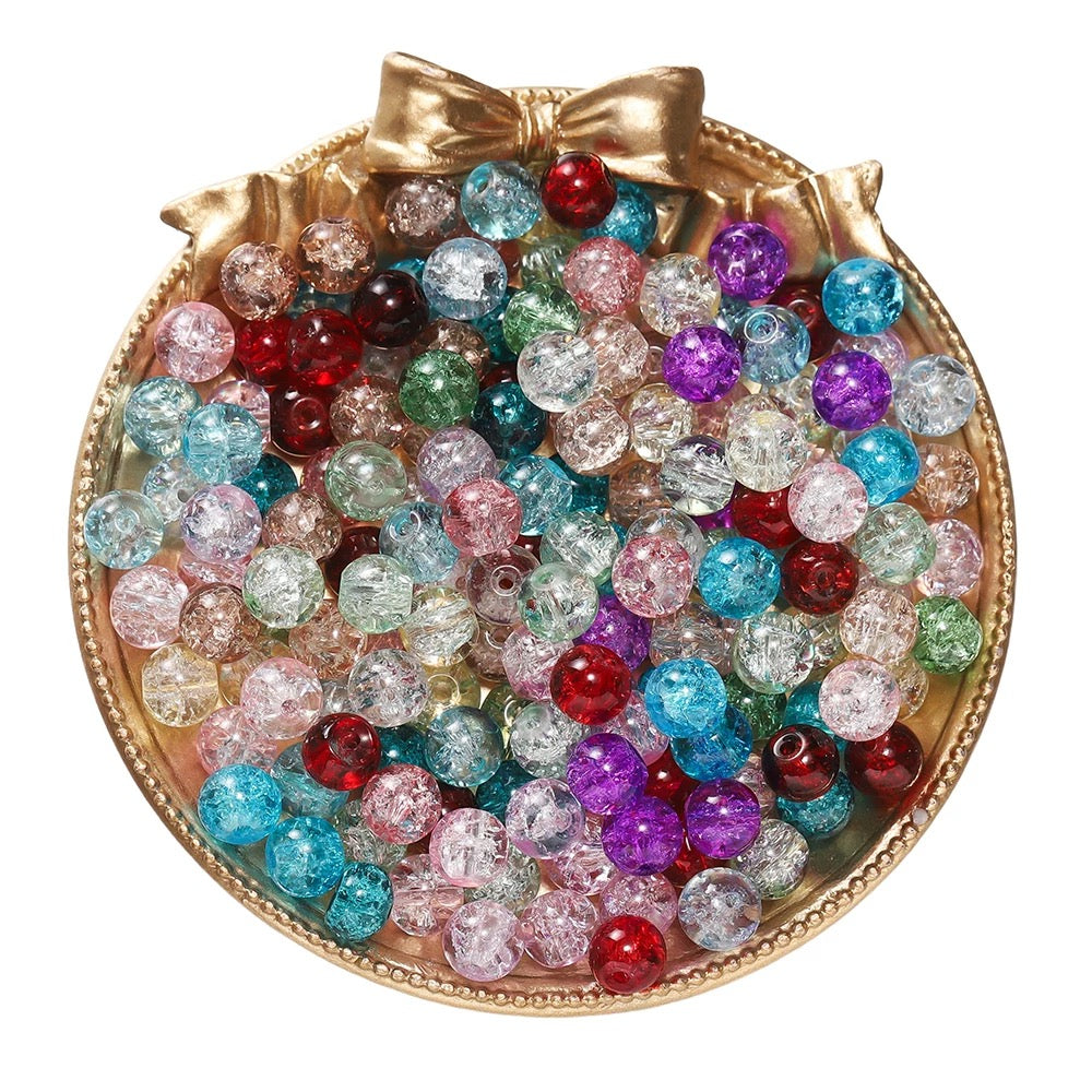 Farbe Match Überrraschung Blind Box 7Tüten(140Stück) DIY Beads Glasperle für Armband Halskette Mode Accessoires