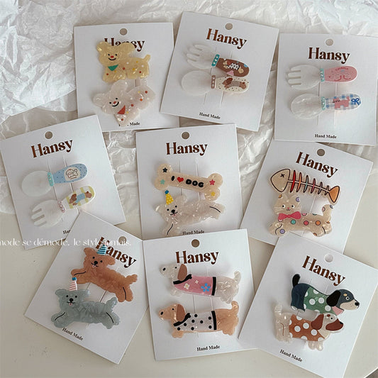 Farbe-Match Blind Box Armband Ohrring Haarspange Haarband 7 Packungen