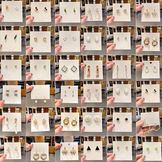 Farbe-Match Blind Box Armband Ohrring 7 Packungen