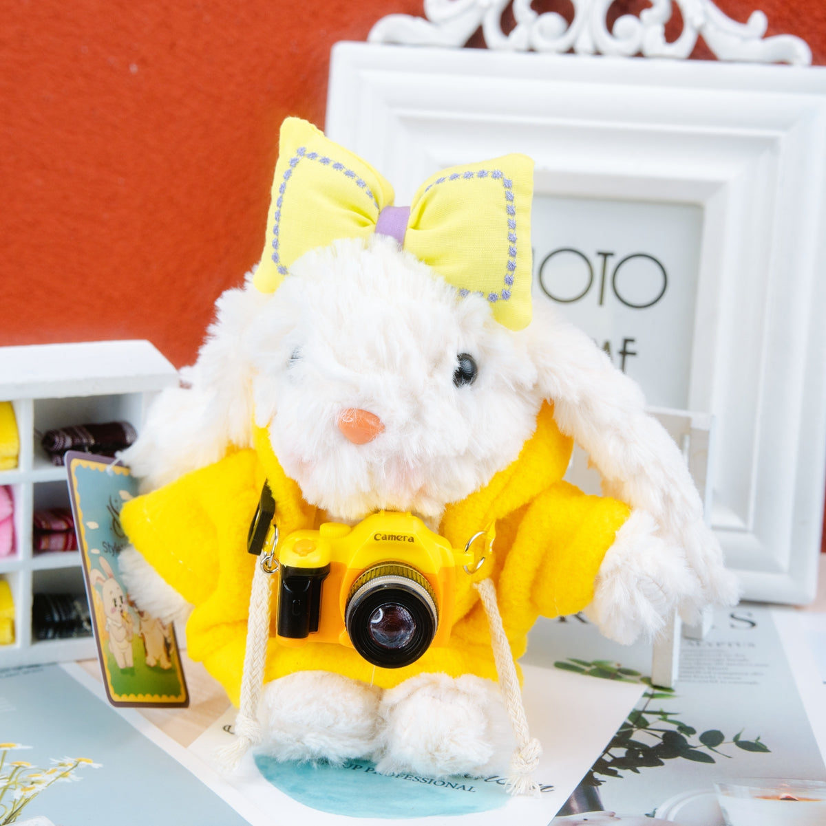 Handgemachte PlĂŒschtier Kuscheltier Blind Box Chef-Hund & Schlappohr-HĂ€schen