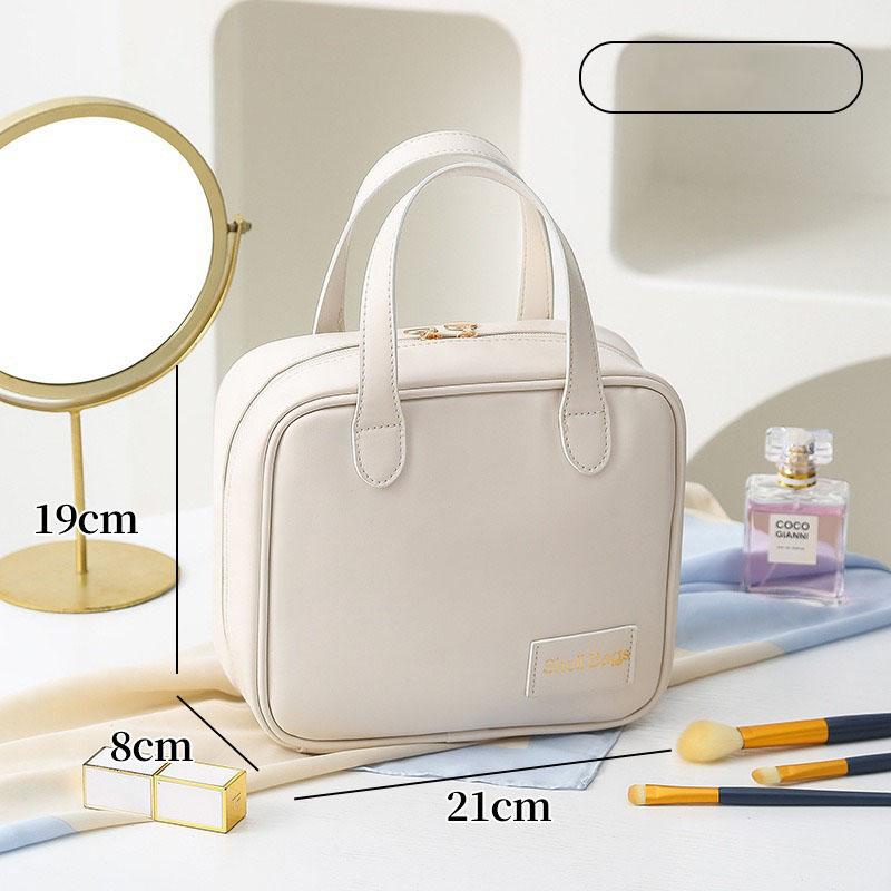 Reise-Kosmetiktasche im urbanen Stil – Große Kapazität, tragbar & stilvoll