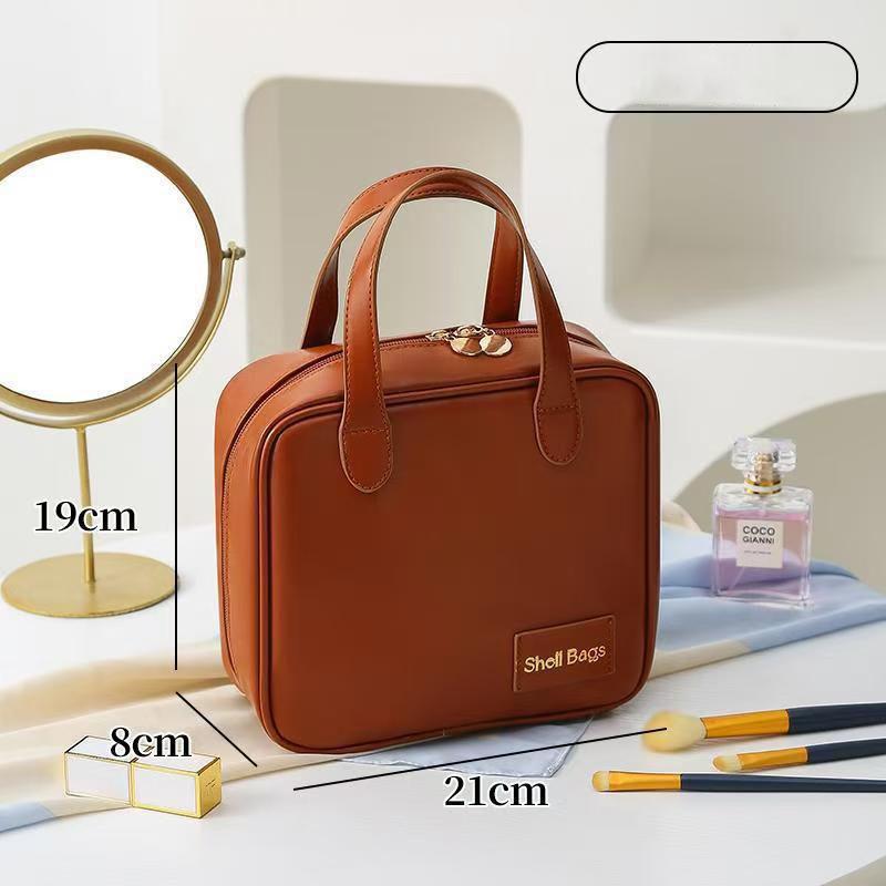 Reise-Kosmetiktasche im urbanen Stil – Große Kapazität, tragbar & stilvoll
