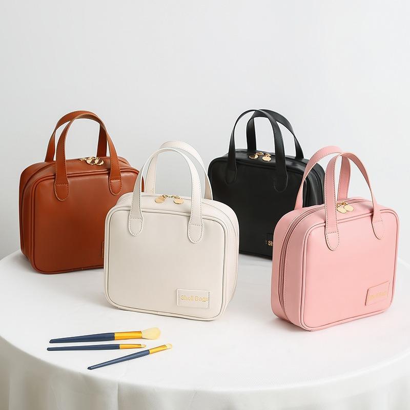 Reise-Kosmetiktasche im urbanen Stil – Große Kapazität, tragbar & stilvoll