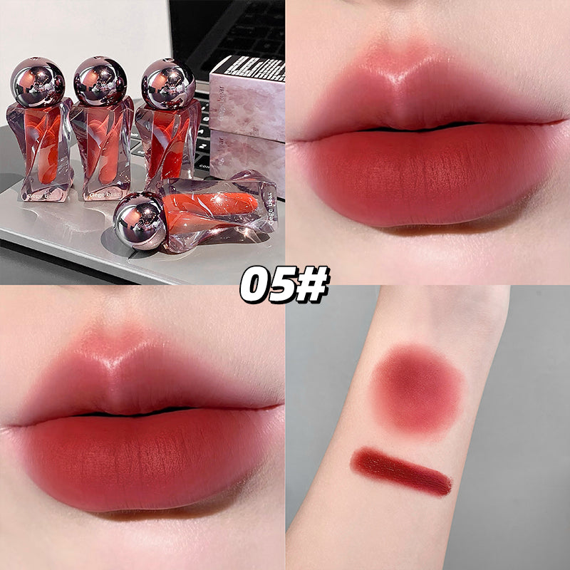 GEGE BEAR Lip Mousse – Matte Lippencreme mit Applikator, 6 Farbtöne zur Auswahl
