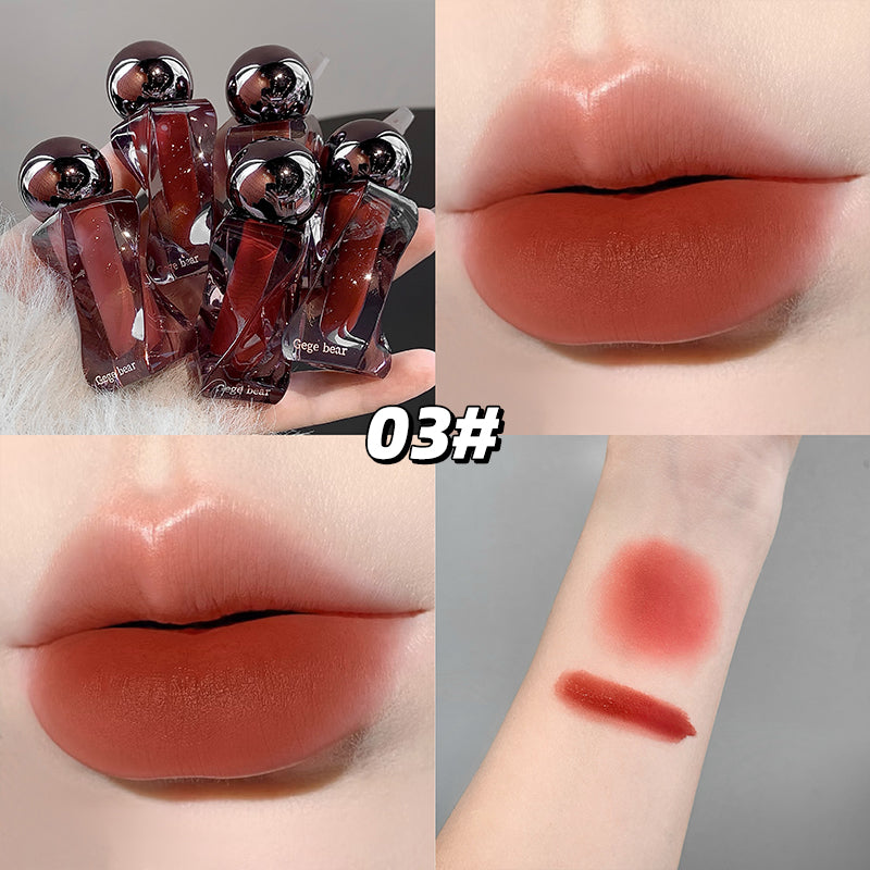 GEGE BEAR Lip Mousse – Matte Lippencreme mit Applikator, 6 Farbtöne zur Auswahl