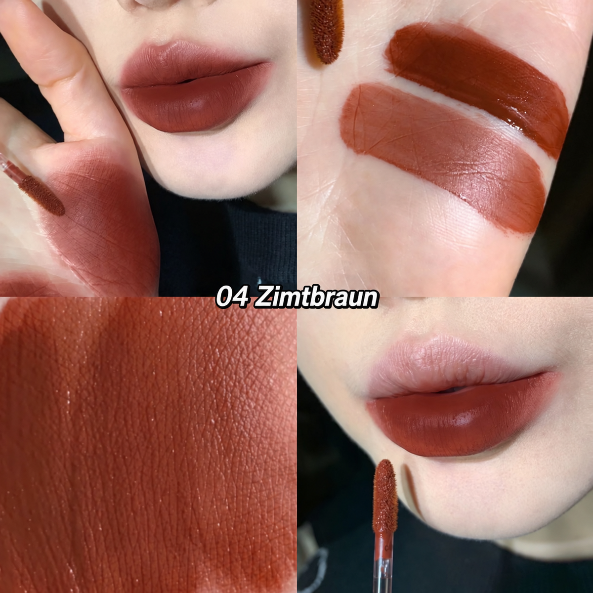GEGE BEAR Lip Mousse – samtig-matte Lippenfarbe im Hasendesign mit Schlüsselring, für Blurred Lips