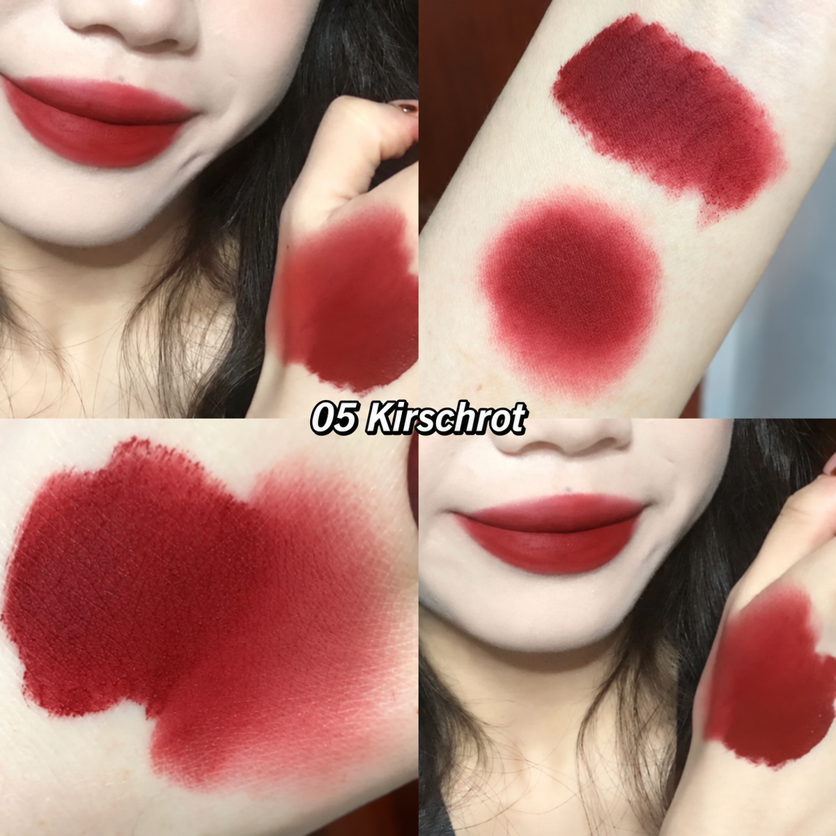 GEGE BEAR Lip Mousse – samtig-matte Lippenfarbe im Hasendesign mit Schlüsselring, für Blurred Lips