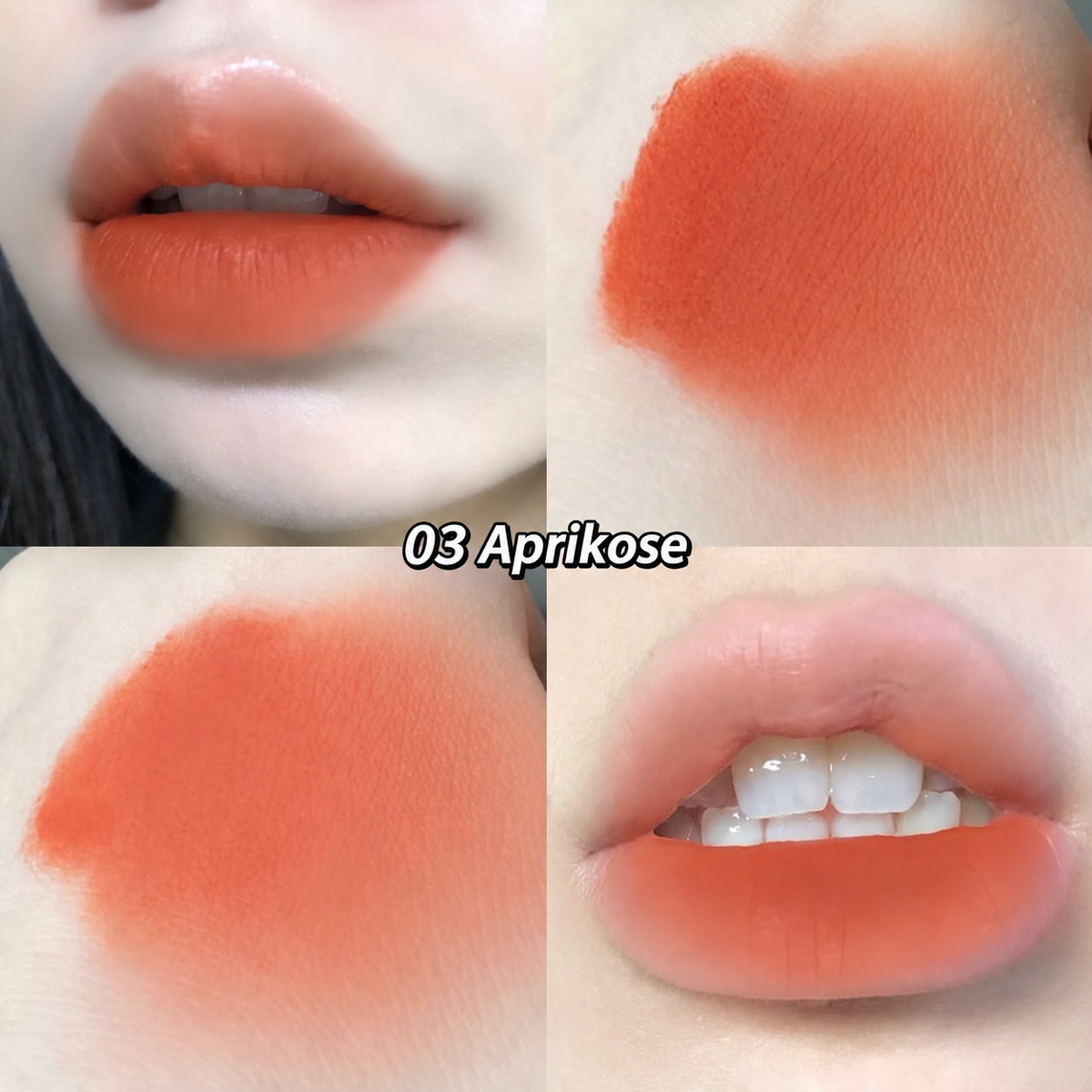 GEGE BEAR Lip Mousse – samtig-matte Lippenfarbe im Hasendesign mit Schlüsselring, für Blurred Lips