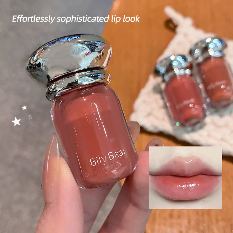 Bily Bear BL030 Jelly Lipgloss mit Glossy Finish und Applikator, 5 Farbtöne zur Auswahl, 3,8 g