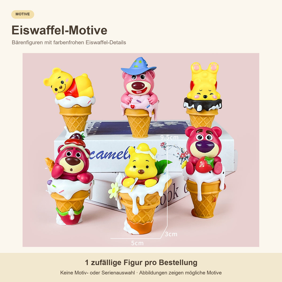Winnie Puuh Blind Box – 1 zufällige Sammelfigur, verschiedene Serien und Motiv