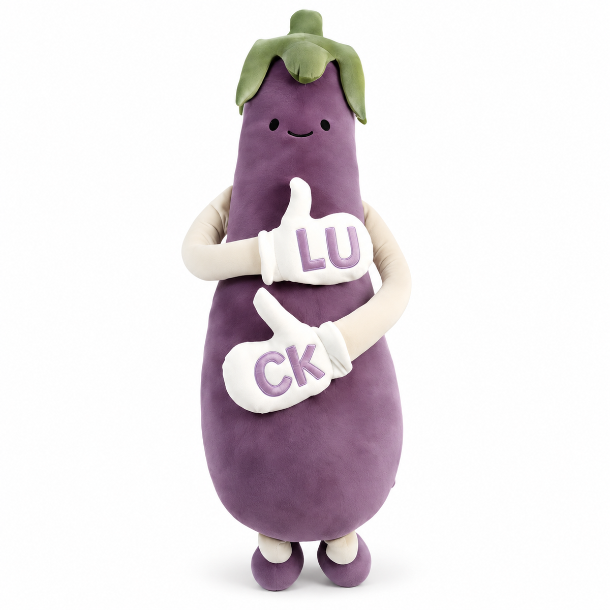 Kuschelkissen 120 cm mit Klopffunktion und Bluetooth-Musikwiedergabe – Mango oder Aubergine, wiederaufladbar