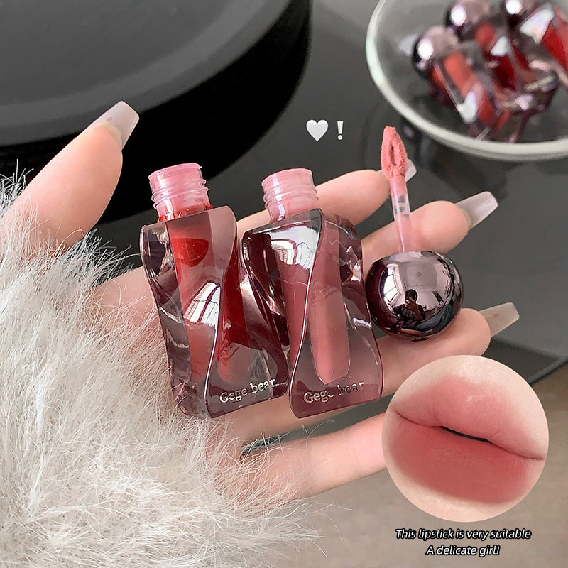 GEGE BEAR Lip Mousse – Matte Lippencreme mit Applikator, 6 Farbtöne zur Auswahl