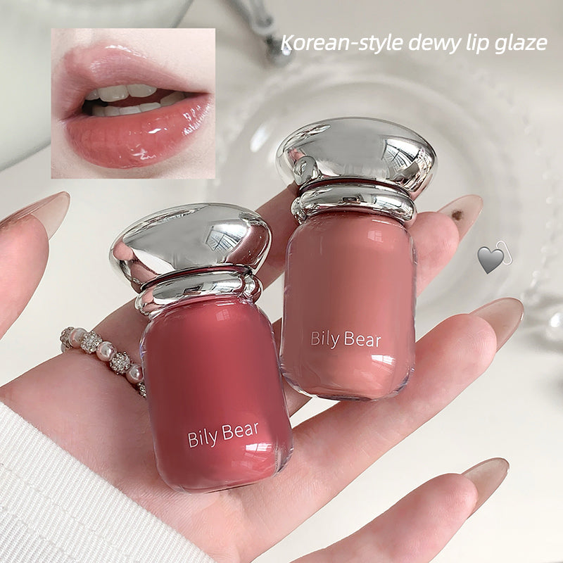 Bily Bear BL030 Jelly Lipgloss mit Glossy Finish und Applikator, 5 Farbtöne zur Auswahl, 3,8 g