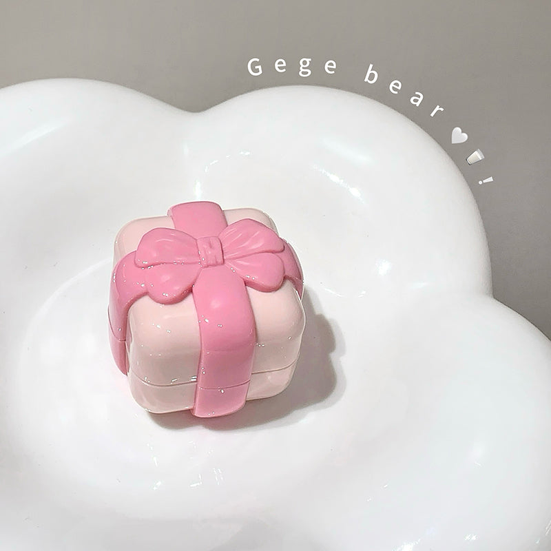 GEGE BEAR Lip & Cheek – Creme-Rouge und Lippenfarbe mit Soft-Matte-Finish im Schleifen-Design, 5,5 g