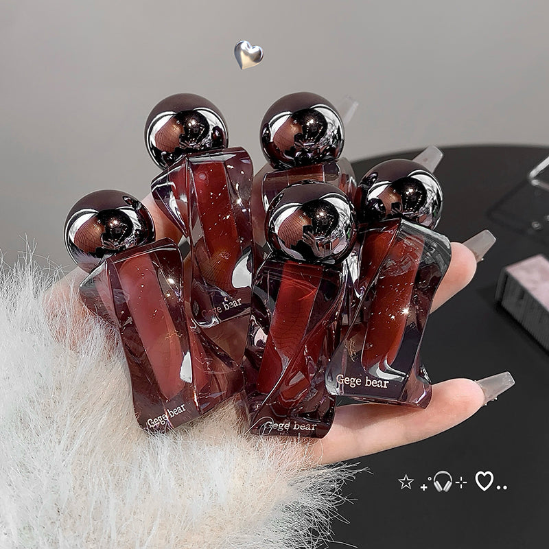 GEGE BEAR Lip Mousse – Matte Lippencreme mit Applikator, 6 Farbtöne zur Auswahl