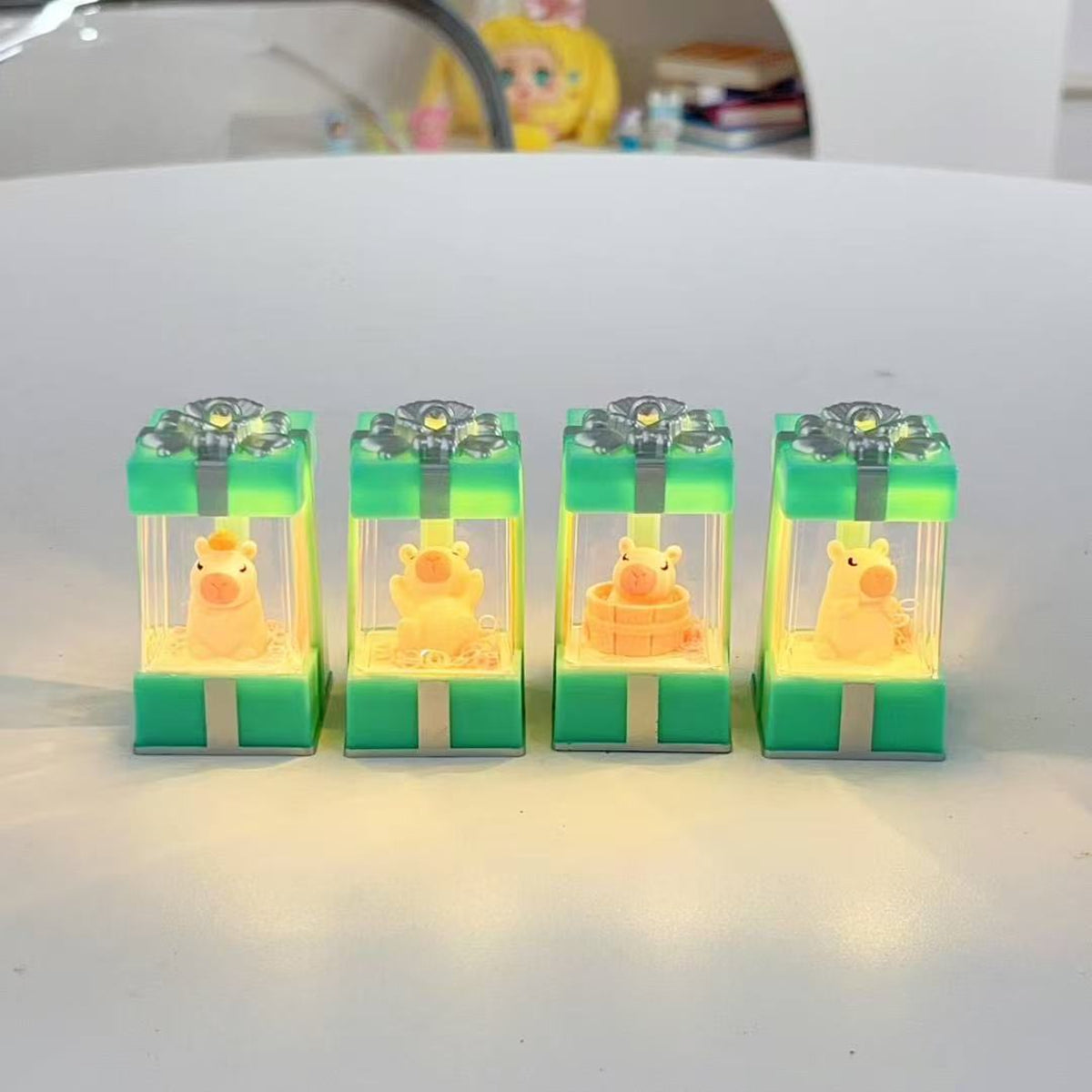 Gacha Mini Figur Farbe-Match Blind Box 7 Packungen