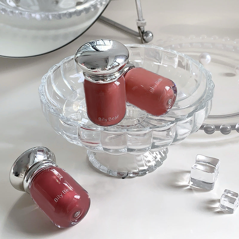 Bily Bear BL030 Jelly Lipgloss mit Glossy Finish und Applikator, 5 Farbtöne zur Auswahl, 3,8 g