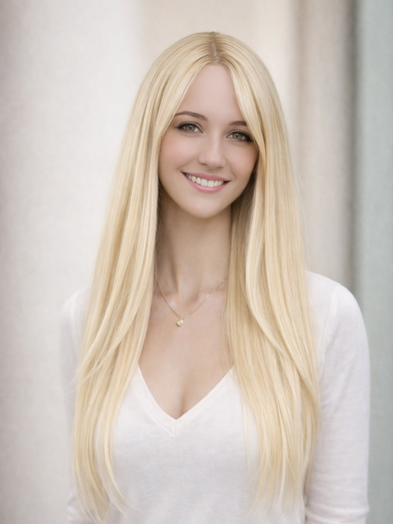 60cm lange Clip Haareverlängerung in 5 Sekunden Clip-In Extensions | unsichtbar & hitzebeständig