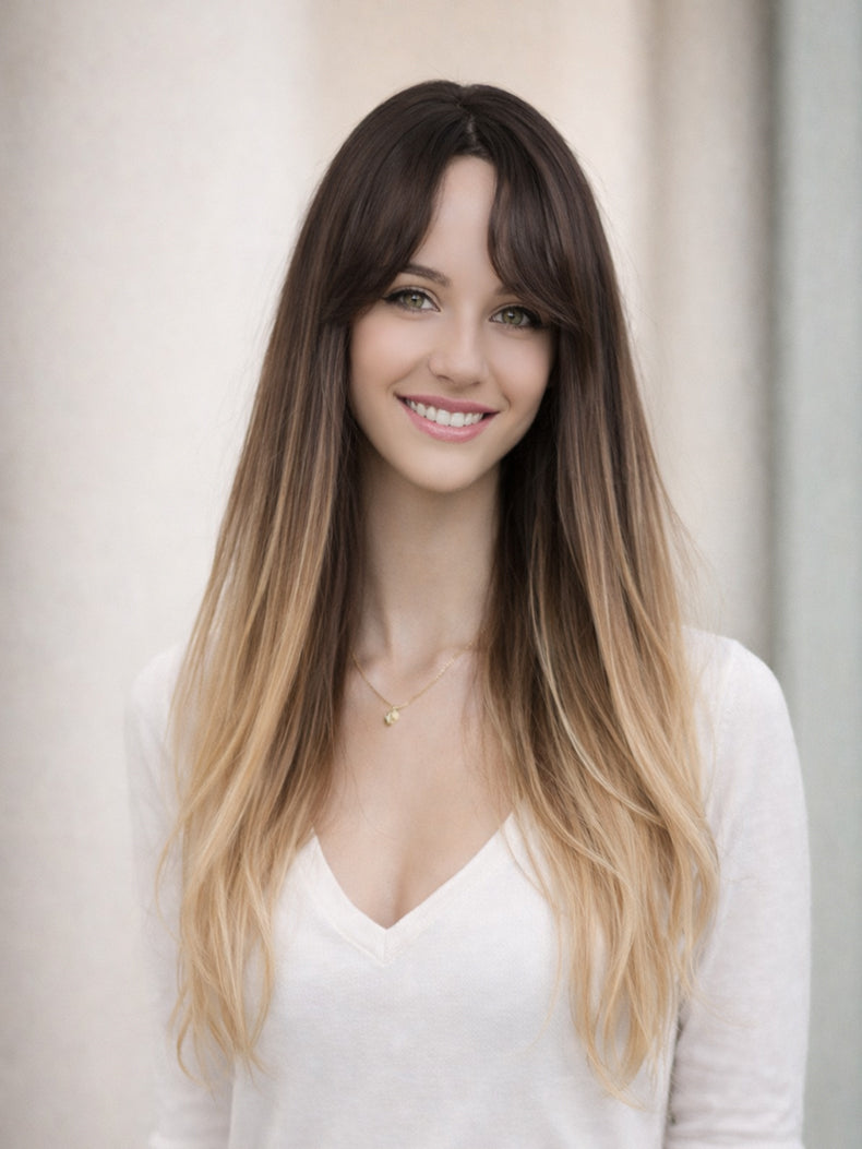 60cm lange Clip Haareverlängerung in 5 Sekunden Clip-In Extensions | unsichtbar & hitzebeständig