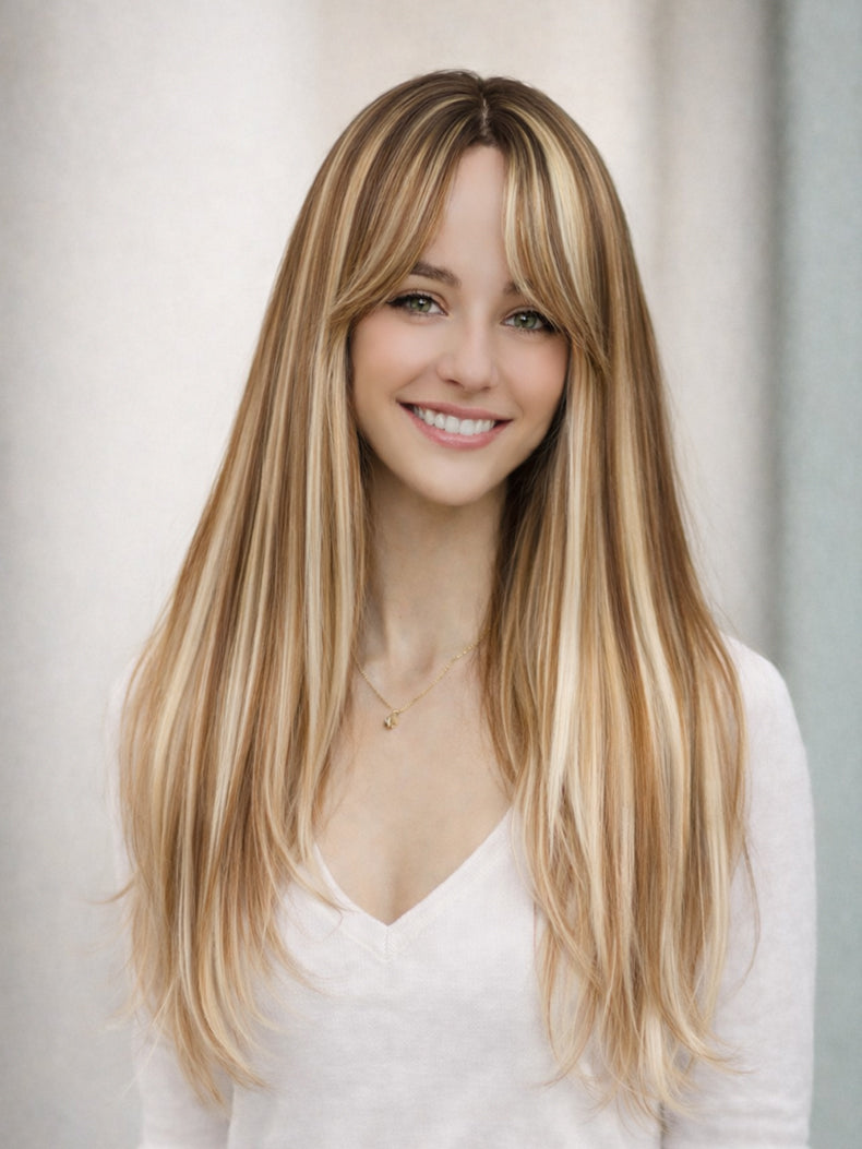 60cm lange Clip Haareverlängerung in 5 Sekunden Clip-In Extensions | unsichtbar & hitzebeständig