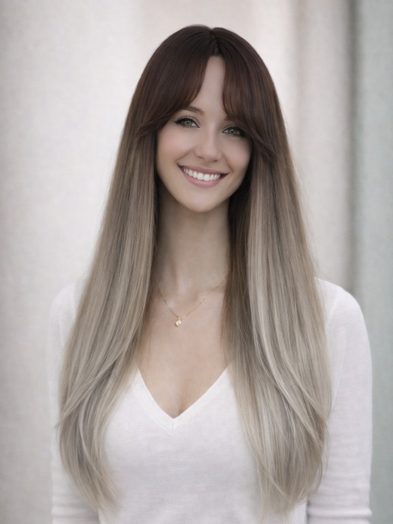 60cm lange Clip Haareverlängerung in 5 Sekunden Clip-In Extensions | unsichtbar & hitzebeständig