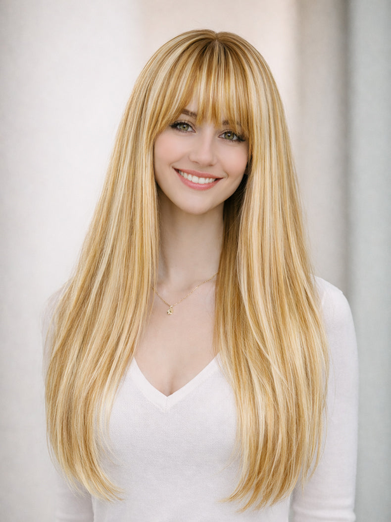 60cm lange Clip Haareverlängerung in 5 Sekunden Clip-In Extensions | unsichtbar & hitzebeständig