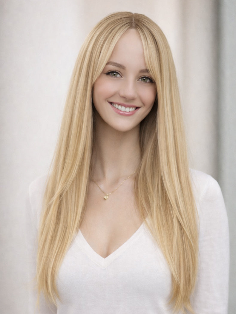 60cm lange Clip Haareverlängerung in 5 Sekunden Clip-In Extensions | unsichtbar & hitzebeständig