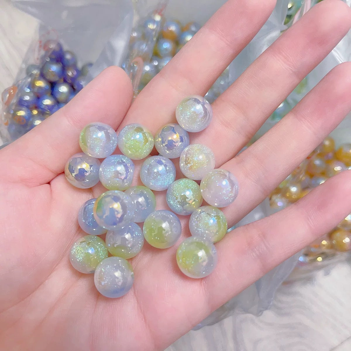 Blind Box DIY Beads Glasperle für Armband Halskette Mode Accessoires