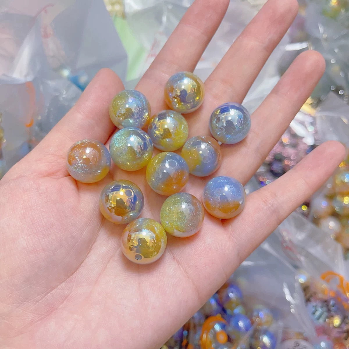 Blind Box DIY Beads Glasperle für Armband Halskette Mode Accessoires
