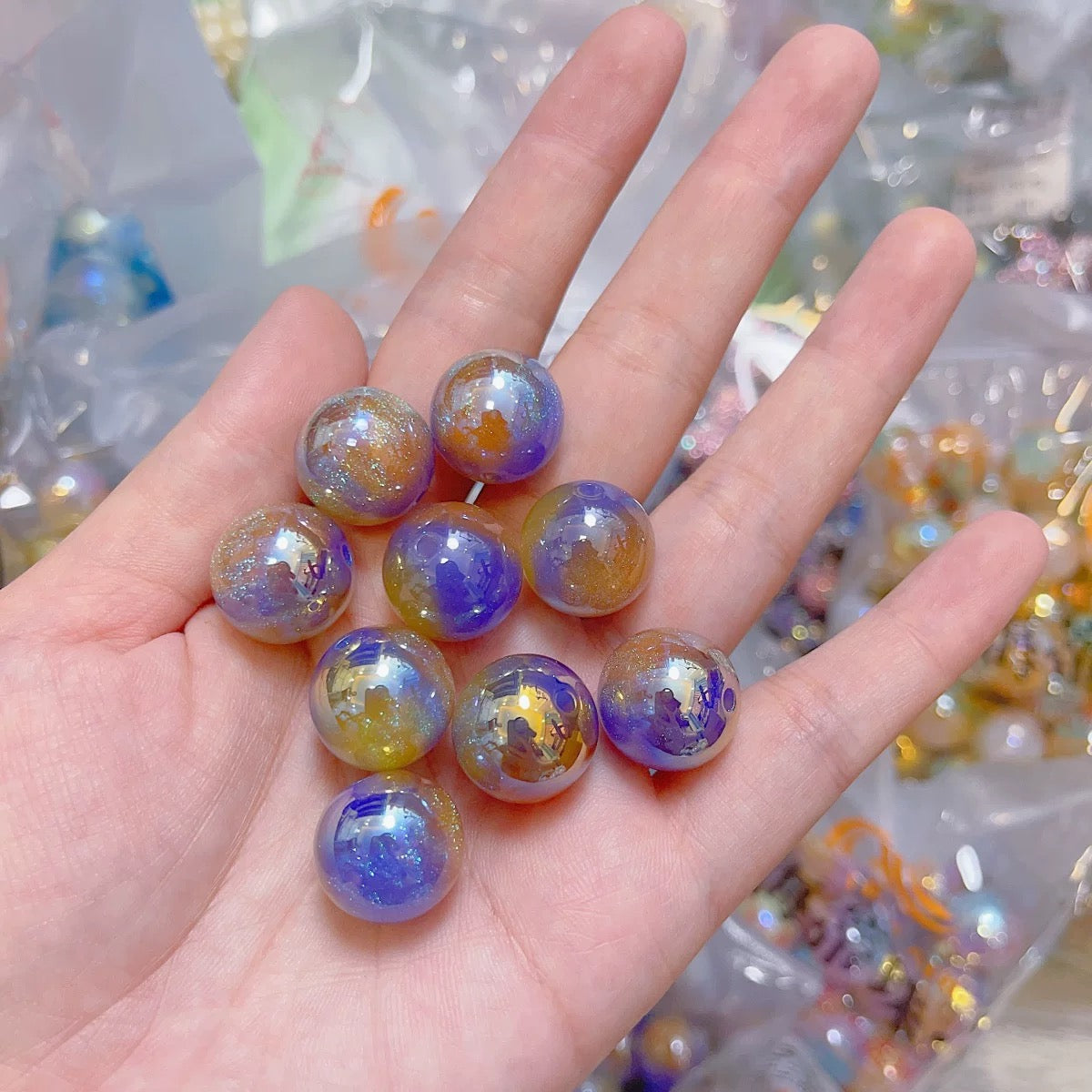Blind Box DIY Beads Glasperle für Armband Halskette Mode Accessoires
