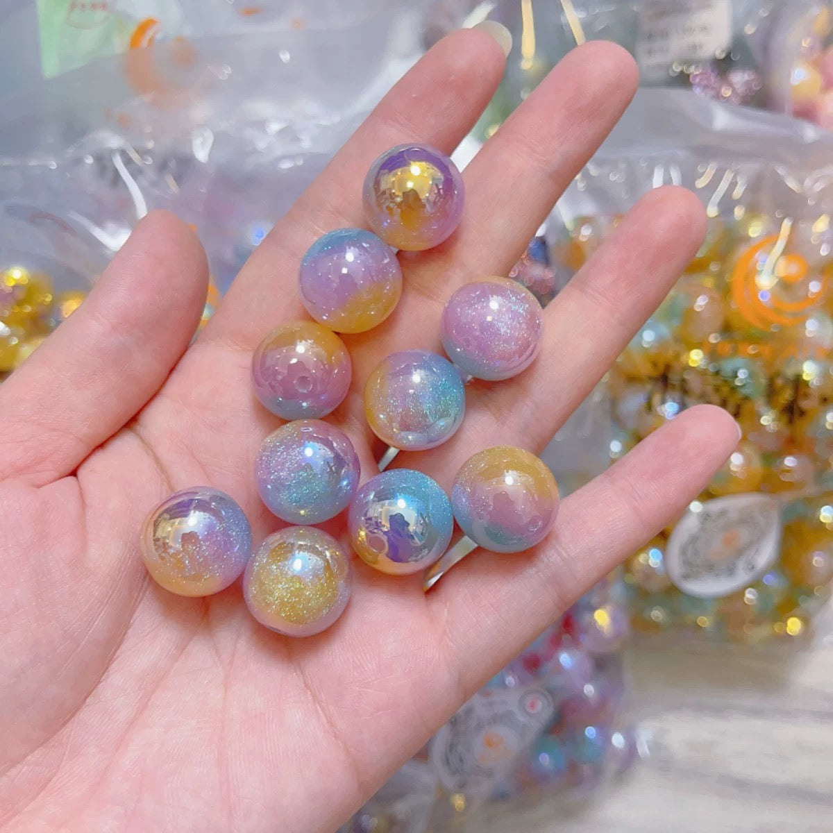 Blind Box DIY Beads Glasperle für Armband Halskette Mode Accessoires