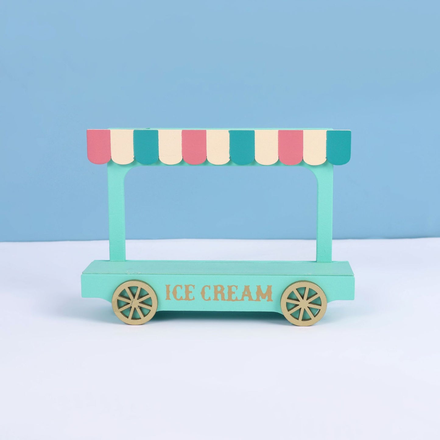 Style Nova Puppenhaus Holz Mini Eiswagen Sitzbank Modell Holz Miniatur Möbel Kleinkind Spielzeug