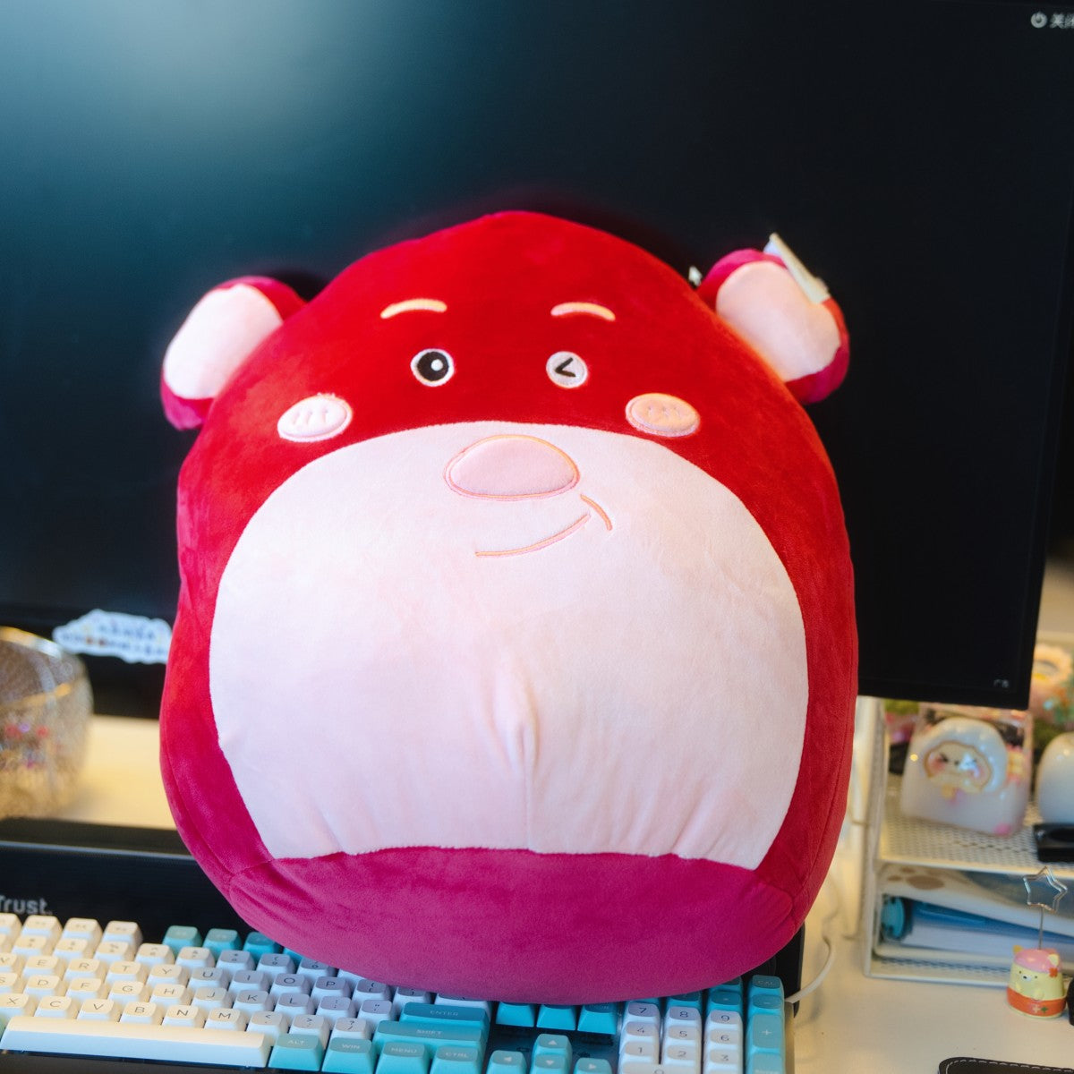 Tier-Kuschelkissen 30 cm – Weiches Plüschkissen mit süßem Tiermotiv – 5 Designs zur Auswahl