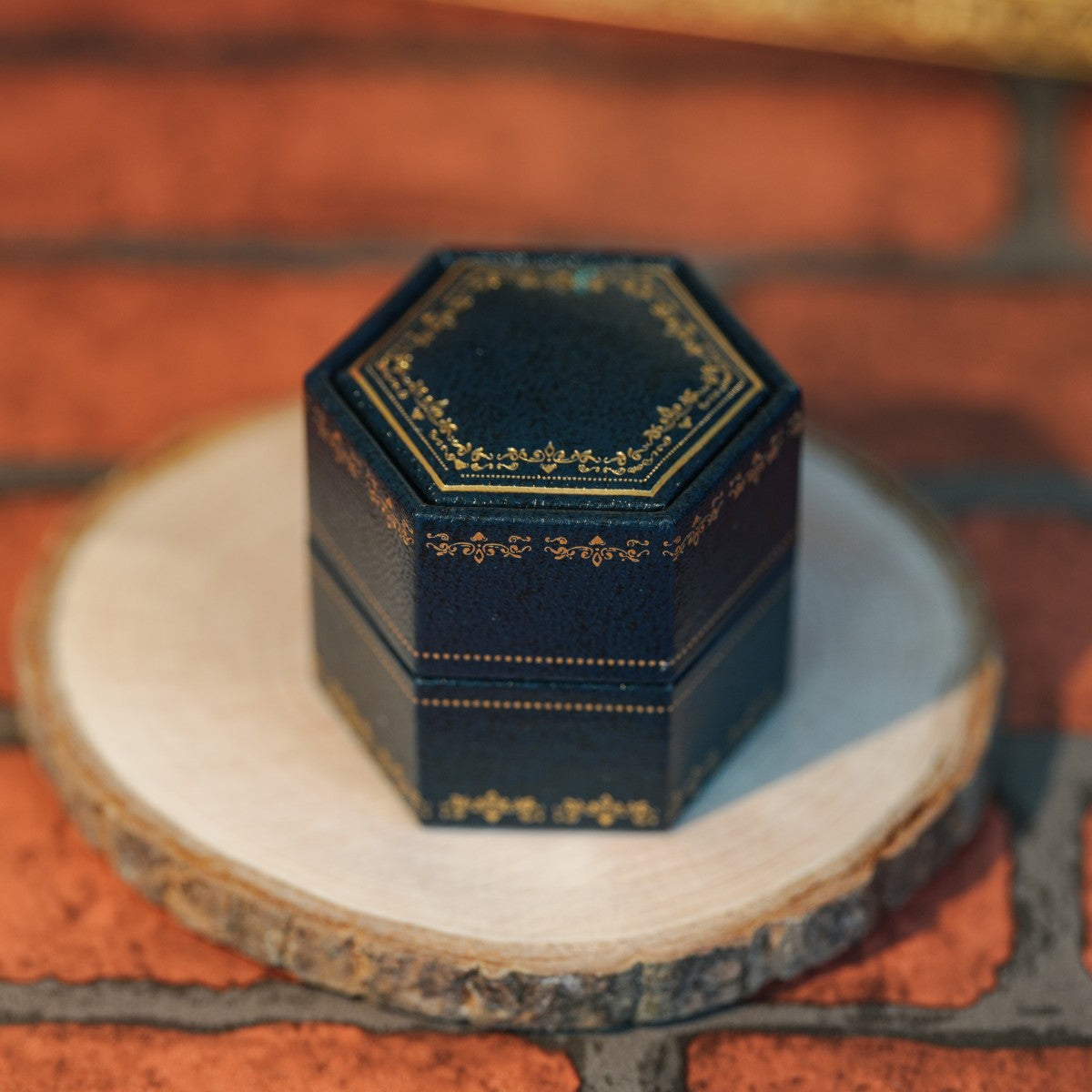 Vintage-Ring mit edler Schmuckbox – Barock-inspiriertes Design | Elegantes Geschenkset