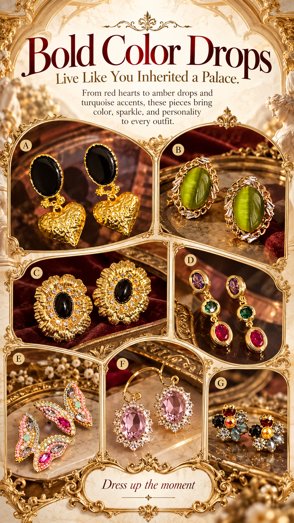 Luxus Schmuck Mystery Box | 15 Überraschungs-Schmuckstücke | Vintage & Royal Style | Live Like You Inherited a Palace