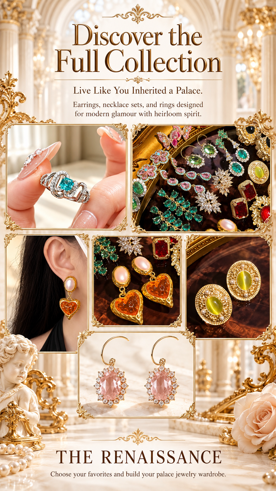 Luxus Schmuck Mystery Box | 15 Überraschungs-Schmuckstücke | Vintage & Royal Style | Live Like You Inherited a Palace
