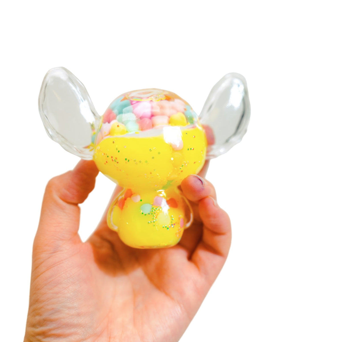 Mystery QiQi Blind Box – Überraschungsfigur mit transparentem Look und bunten Details