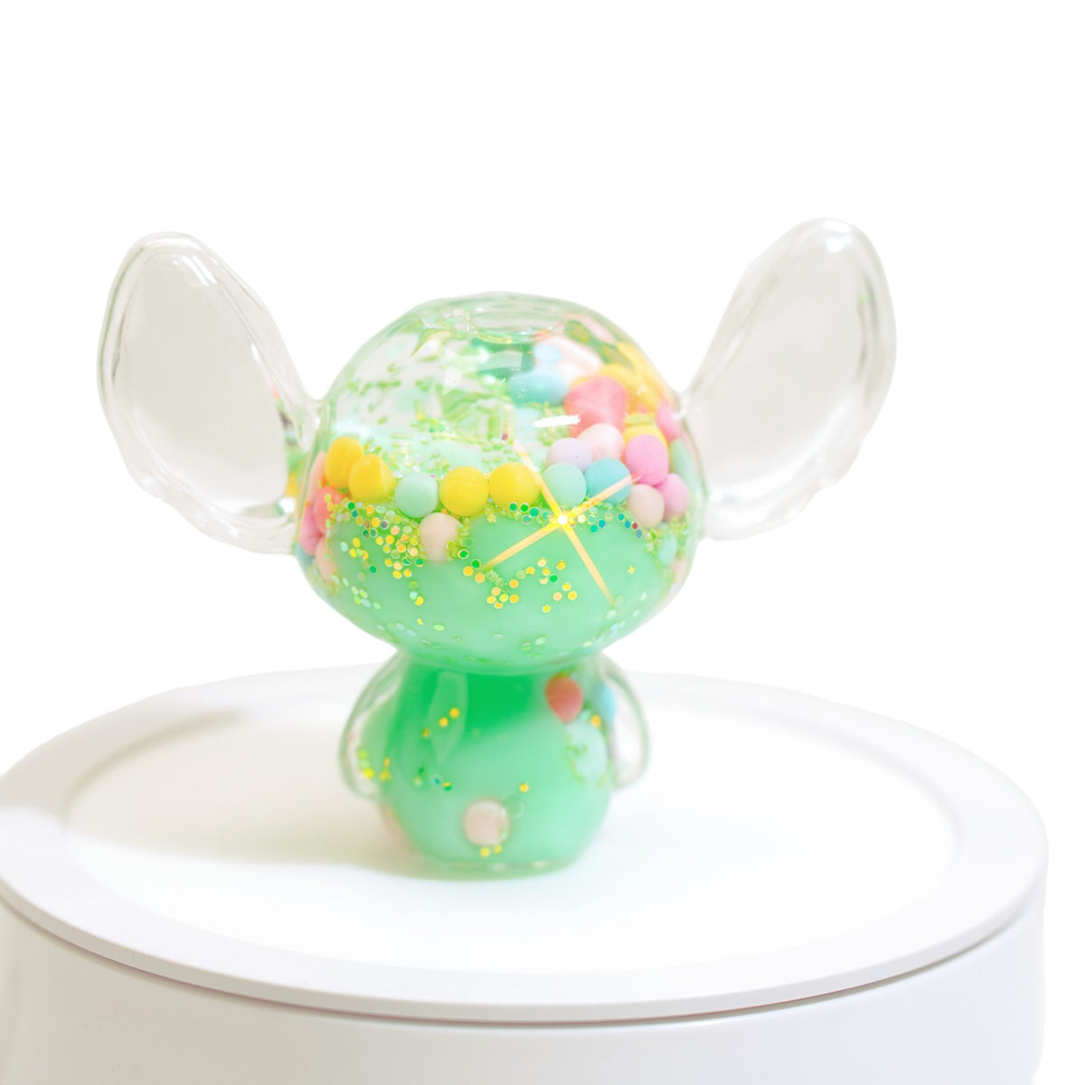 Mystery QiQi Blind Box – Überraschungsfigur mit transparentem Look und bunten Details