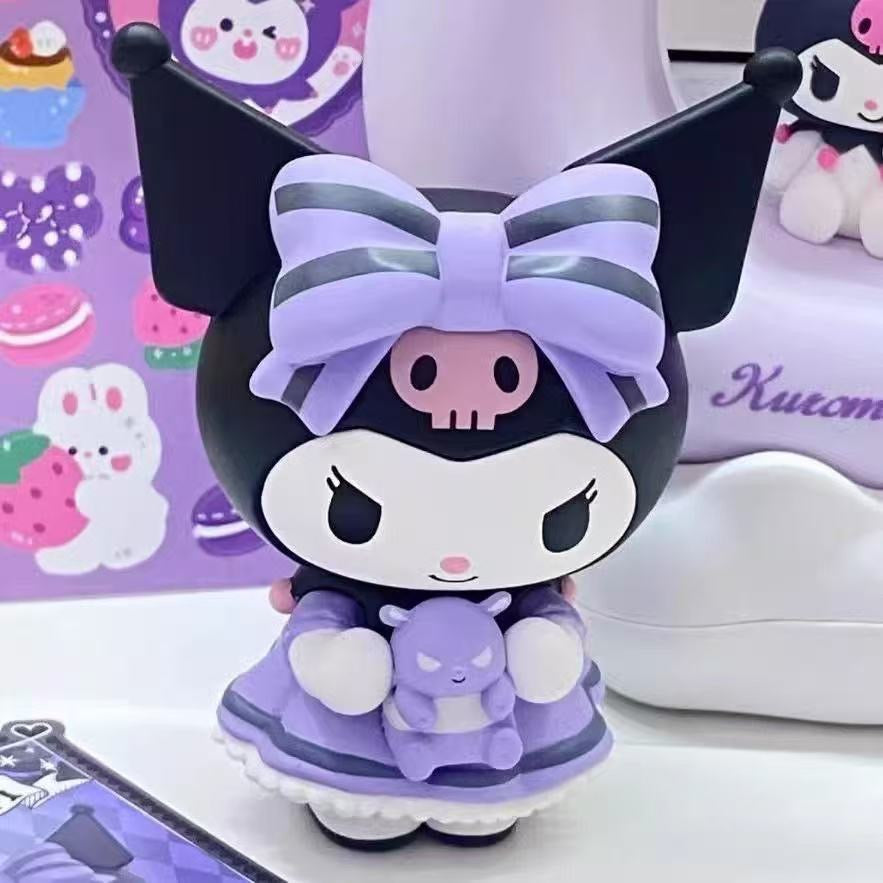 Kuromi/Melody Lucky Divination Blind Box – 1 zufällige Sammelfigur aus 7 Motivvarianten