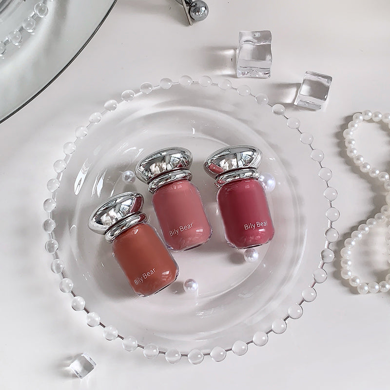 Bily Bear BL030 Jelly Lipgloss mit Glossy Finish und Applikator, 5 Farbtöne zur Auswahl, 3,8 g