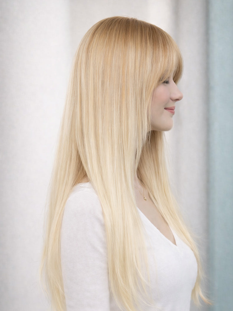 60cm lange Clip Haareverlängerung in 5 Sekunden Clip-In Extensions | unsichtbar & hitzebeständig