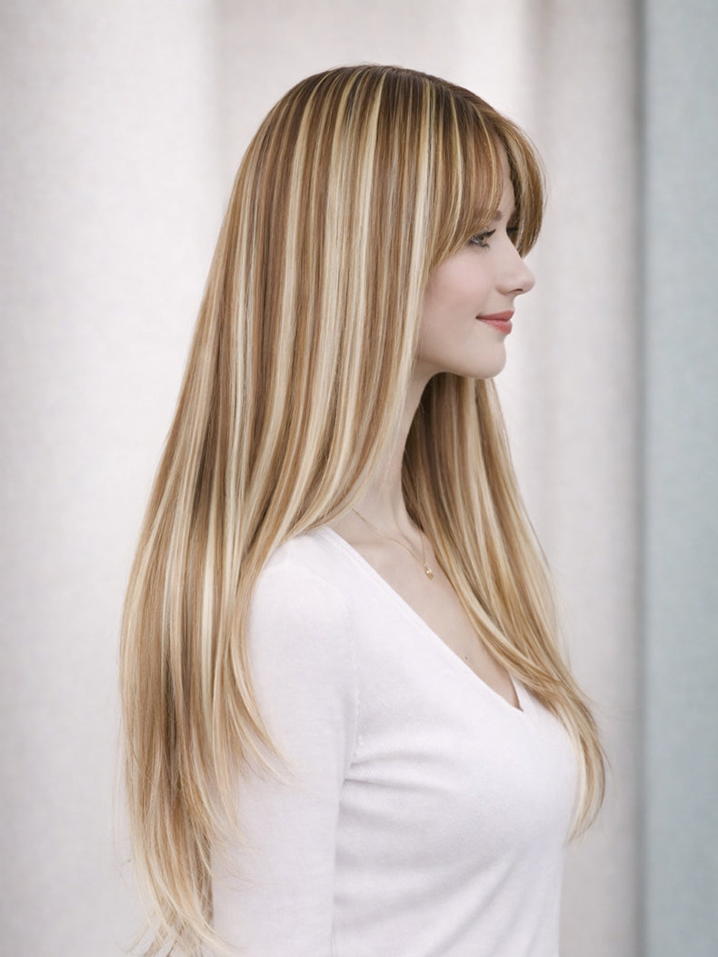 60cm lange Clip Haareverlängerung in 5 Sekunden Clip-In Extensions | unsichtbar & hitzebeständig