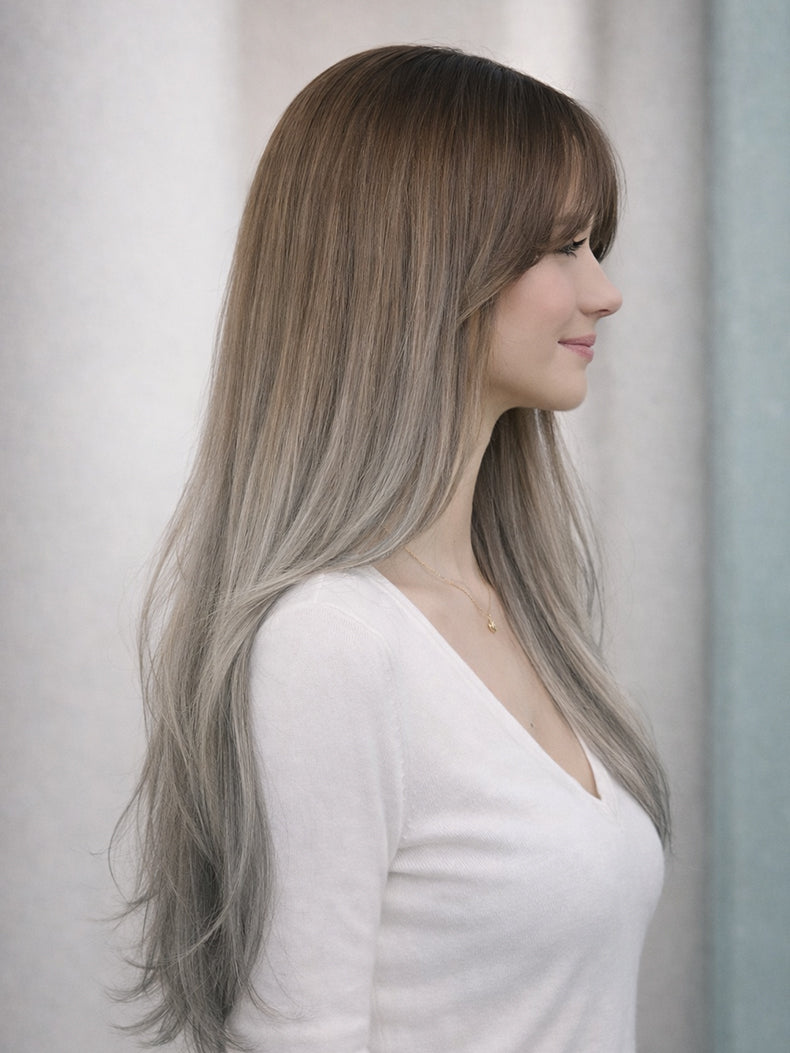 60cm lange Clip Haareverlängerung in 5 Sekunden Clip-In Extensions | unsichtbar & hitzebeständig