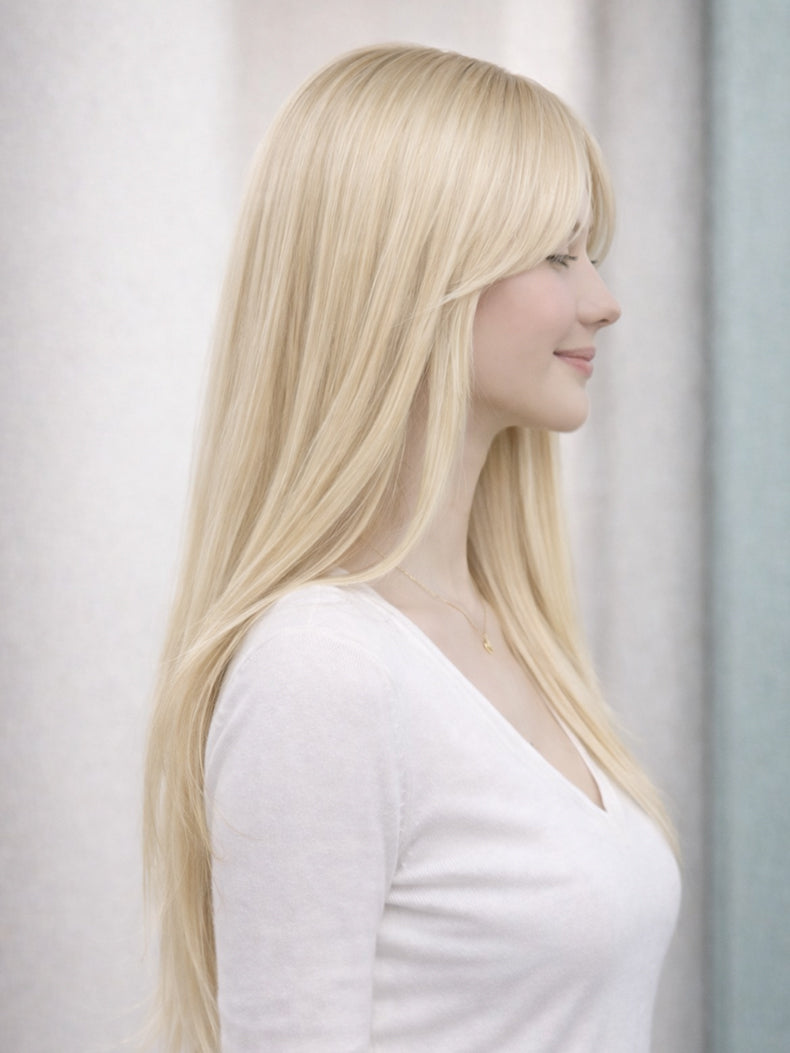 60cm lange Clip Haareverlängerung in 5 Sekunden Clip-In Extensions | unsichtbar & hitzebeständig