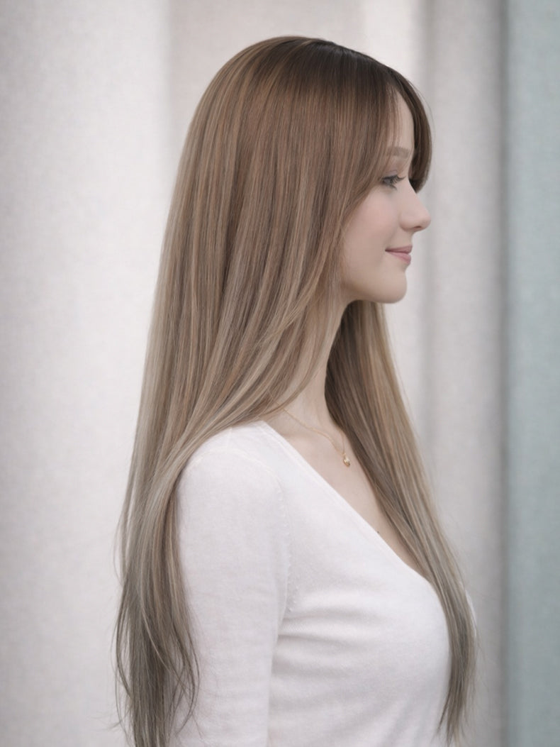 60cm lange Clip Haareverlängerung in 5 Sekunden Clip-In Extensions | unsichtbar & hitzebeständig