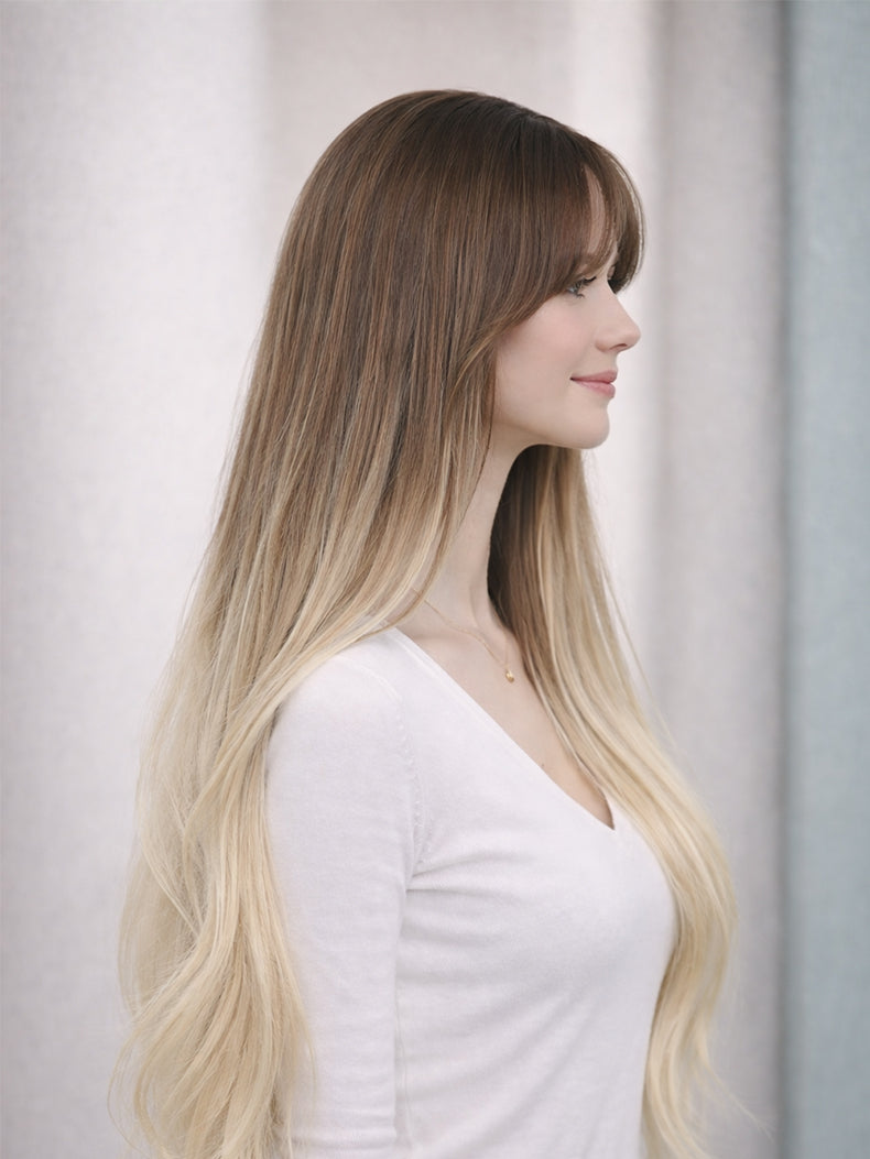 60cm lange Clip Haareverlängerung in 5 Sekunden Clip-In Extensions | unsichtbar & hitzebeständig
