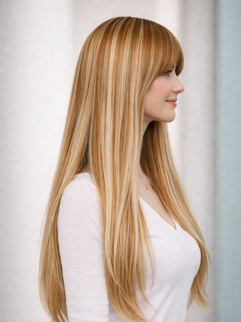 60cm lange Clip Haareverlängerung in 5 Sekunden Clip-In Extensions | unsichtbar & hitzebeständig