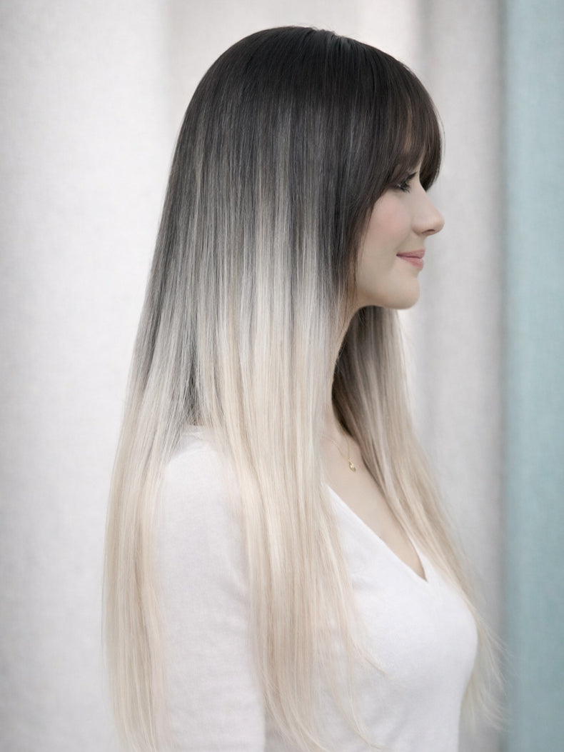 60cm lange Clip Haareverlängerung in 5 Sekunden Clip-In Extensions | unsichtbar & hitzebeständig