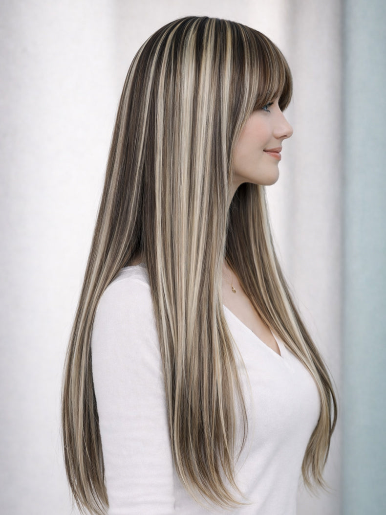 60cm lange Clip Haareverlängerung in 5 Sekunden Clip-In Extensions | unsichtbar & hitzebeständig